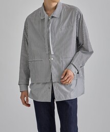 UNITED TOKYO | 200/2 コットンレイヤードシャツ(シャツ/ブラウス)