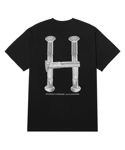 HUF X BRONZE56K H BOLTS TT TEE / HUF ハフ Tシャツ 半袖（Tシャツ/カットソー）｜HUF（ハフ）