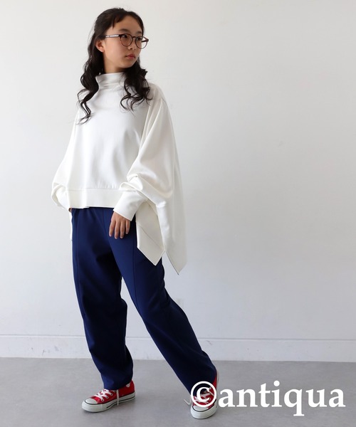 antiqua（アンティカ）の「裏毛テーパードパンツ（その他パンツ・キッズ・ネイビー/ブラック/ライトグリーン/ホワイト・160/150/140）」の15枚目の写真