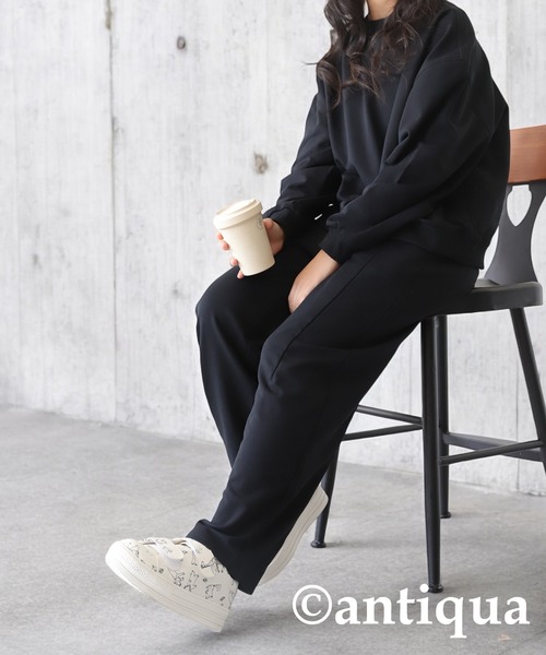 antiqua（アンティカ）の「裏毛テーパードパンツ（その他パンツ・キッズ・ネイビー/ブラック/ライトグリーン/ホワイト・160/150/140）」の14枚目の写真