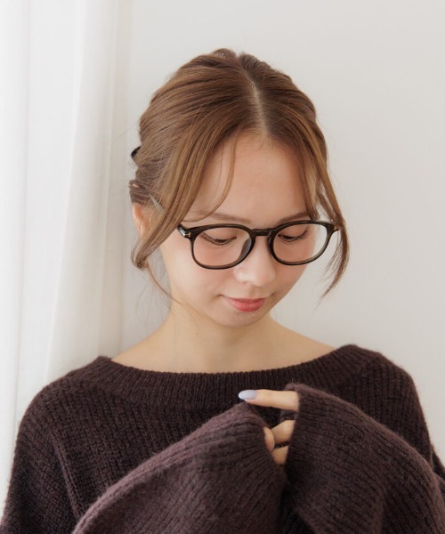 flower(フラワー)の「オックスフォードグラス(メガネ・レディース・カーキ・FREE)」の3枚目の写真