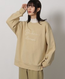 LAKOLE | 裏起毛ブラシ刺繍スウェット / 234476(スウェット)