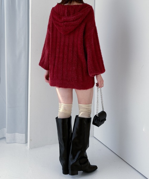 ワンピース sherry SLY | FRONT ZIP BACK OPEN ショートワンピース (ワンピース