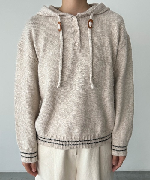 CANAL JEAN（キャナルジーン）の「El mar ラインヘンリーニット