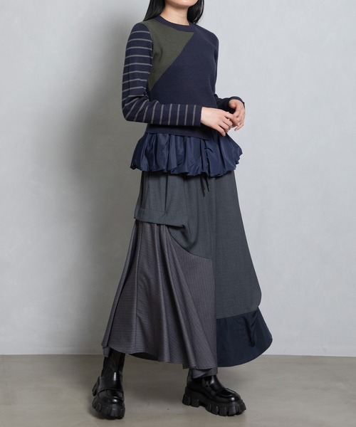 MARECHAL TERRE（マルシャルテル）の「タックフレアスカート（スカート