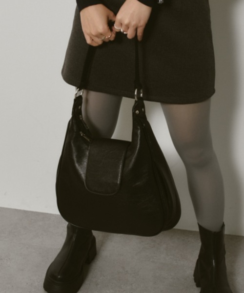 DRWCYS（ドロシーズ）の「ワンハンドルバック（ショルダーバッグ・レディース・ブラック/ホワイト・FREE）」の4枚目の写真