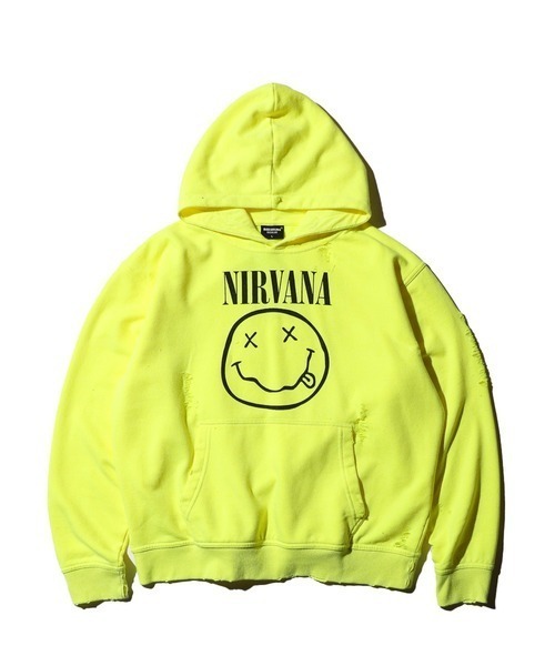THRIFTY LOOK / スリフティールック WORN-OUT BAND HOODIE 'NIRVANA