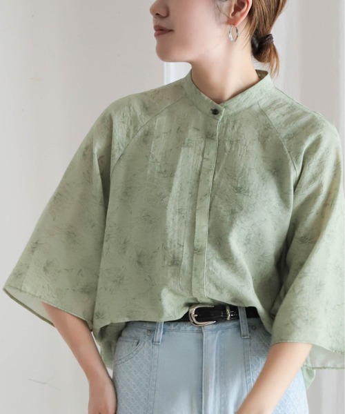 ノンブルアンペール ブラウス　シャツ インドネシア刺繍 ロングシャツ（シャツ/ブラウス）｜NOMBRE