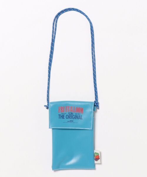 FRUIT OF THE LOOM（フルーツオブザルーム）の「【FRUIT OF THE LOOM】PHONE SHOULDER/ミニショルダーバッグ（ショルダーバッグ・レディース・グレー/ブルー/ホワイト/サックスブルー/イエロー/ピンク/レッド・FREE）」の3枚目の写真