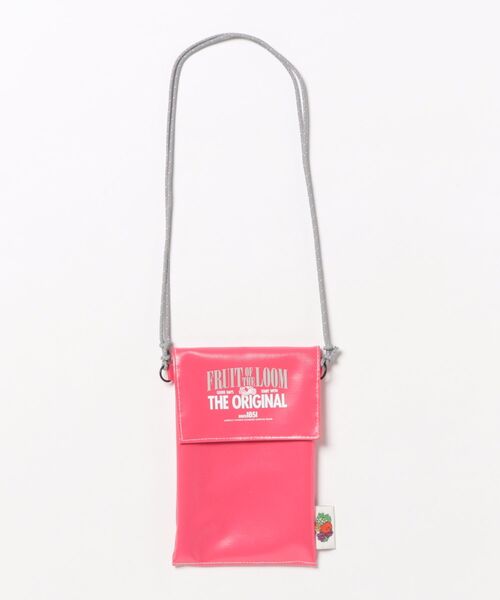 FRUIT OF THE LOOM（フルーツオブザルーム）の「【FRUIT OF THE LOOM】PHONE SHOULDER/ミニショルダーバッグ（ショルダーバッグ・レディース・グレー/ブルー/ホワイト/サックスブルー/イエロー/ピンク/レッド・FREE）」の6枚目の写真