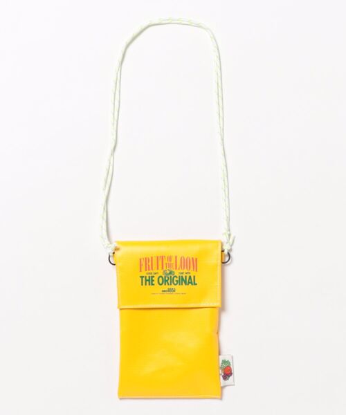 FRUIT OF THE LOOM（フルーツオブザルーム）の「【FRUIT OF THE LOOM】PHONE SHOULDER/ミニショルダーバッグ（ショルダーバッグ・レディース・グレー/ブルー/ホワイト/サックスブルー/イエロー/ピンク/レッド・FREE）」の5枚目の写真