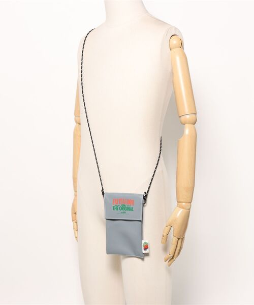 FRUIT OF THE LOOM（フルーツオブザルーム）の「【FRUIT OF THE LOOM】PHONE SHOULDER/ミニショルダーバッグ（ショルダーバッグ・レディース・グレー/ブルー/ホワイト/サックスブルー/イエロー/ピンク/レッド・FREE）」の11枚目の写真
