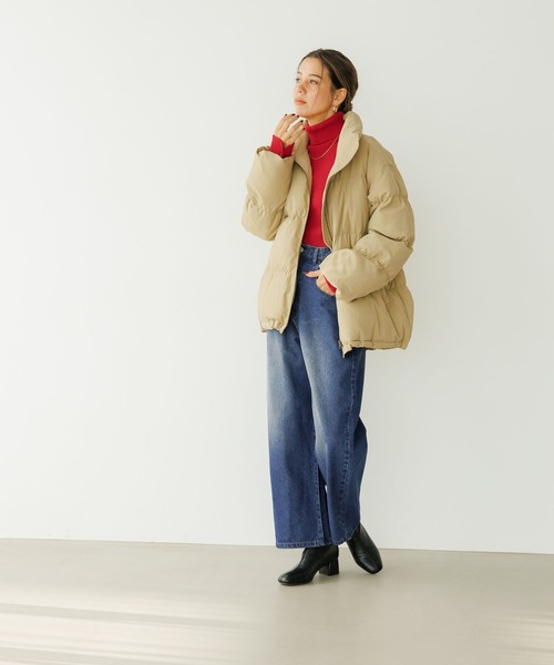 BAYFLOW（ベイフロー）の「ベーシックカーブデニム（デニムパンツ・レディース・サックスブルー/インディゴブルー・SMALL/MEDIUM/LARGE）」の10枚目の写真