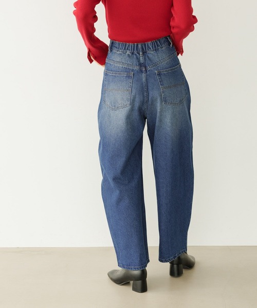 BAYFLOW（ベイフロー）の「ベーシックカーブデニム（デニムパンツ・レディース・サックスブルー/インディゴブルー・SMALL/MEDIUM/LARGE）」の16枚目の写真