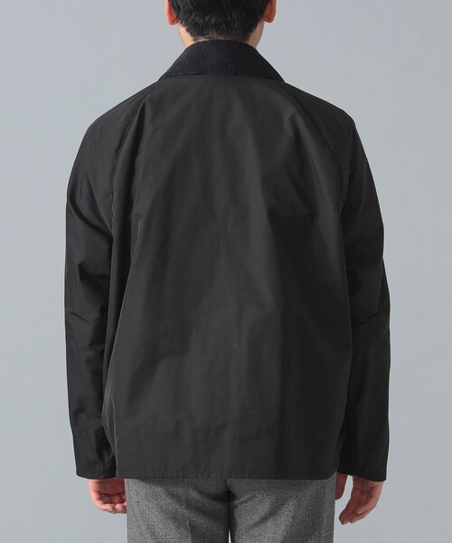 BEAMS F（ビームスエフ）の「【別注】Barbour / TRANSPORT ポリエステル メモリーツイル ジャケット（ブルゾン・メンズ・オリーブ/ブラック・42/40/34/38/36）」の9枚目の写真