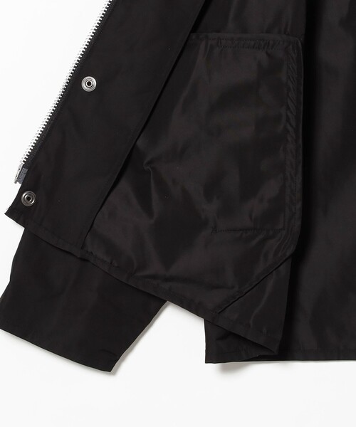 BEAMS F（ビームスエフ）の「【別注】Barbour / TRANSPORT ポリエステル メモリーツイル ジャケット（ブルゾン・メンズ・オリーブ/ブラック・42/40/34/38/36）」の17枚目の写真