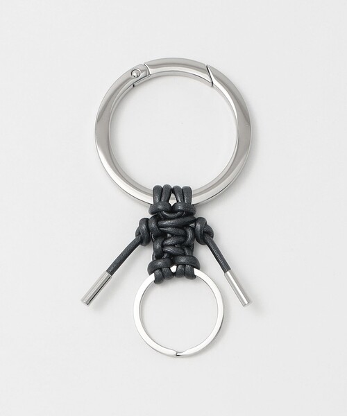 ITTI（イッチ）の「＜ITTI＞CRISTY KNOT キーリング（キーホルダー・レディース・ブラック/シルバー/ダークグレー・FREE）」の3枚目の写真