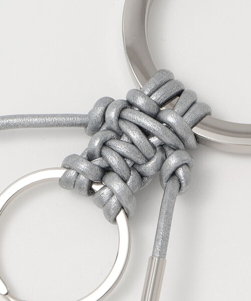 ITTI（イッチ）の「＜ITTI＞CRISTY KNOT キーリング（キーホルダー・レディース・ブラック/シルバー/ダークグレー・FREE）」の5枚目の写真