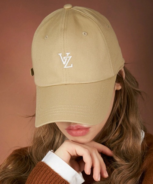 ◆VARZAR◆ Monogram Applique Overfit Washed Ball Cap Beige Varzar Stud Logo Overfit Ball Cap Twice MinaPick! | Kgifts.shop