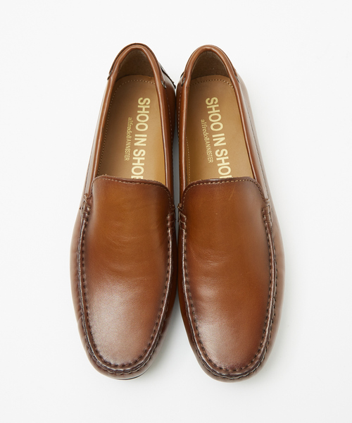 alfredoBANNISTER(アルフレッドバニスター)の「ドライビング レザー シューズ(スリッポン・メンズ・ブラック/ブラウン/ネイビー/キャメル・45/39/43/44/42/41/40)」の21枚目の写真