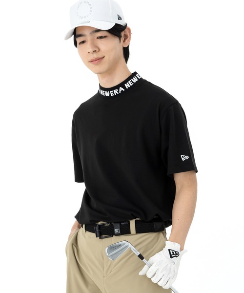 ニューエラゴルフ 半袖ミッドネックTシャツ コットン 綿