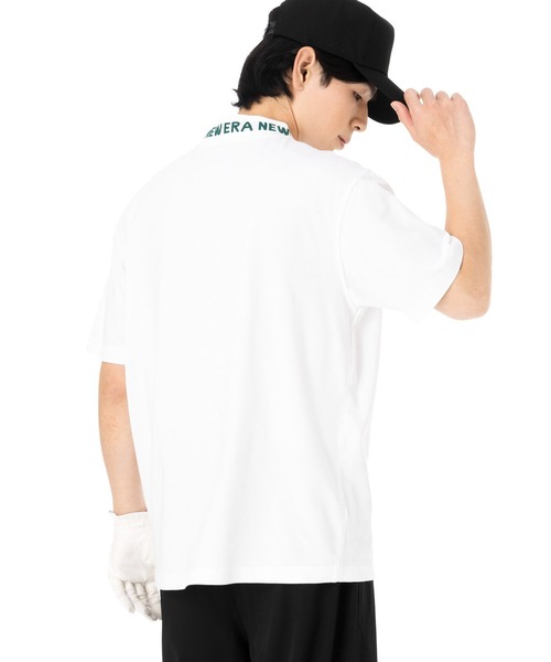 NEW ERA ニューエラ ゴルフ 半袖 ミッドネックシャツ NEW ERA ポロシャツ ニューエラ ゴルフ ミッドネック半袖 MLB