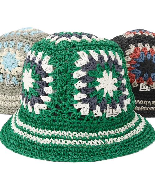 ニューエラ　NEW ERA Croche knit ハット　バケハ NEW ERA 新品 ニューエラ CROCHET KNIT BUCKET OSFM クロシェ