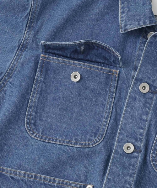 URBAN RESEARCH Sonny Label（アーバンリサーチサニーレーベル）の「デニムワークジャケット（デニムジャケット・レディース・インディゴブルー/ワンウォッシュ・FREE）」の14枚目の写真
