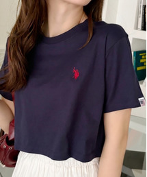Ada.別注 // U.S. POLO ASSN クロップド ベーシック Tシャツ