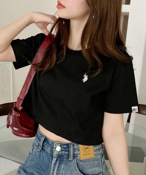 セール】Ada.別注 // U.S. POLO ASSN クロップド ベーシック T