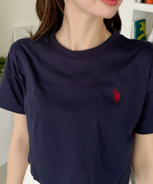 セール】Ada.別注 // U.S. POLO ASSN クロップド ベーシック T