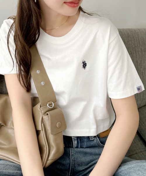 セール】Ada.別注 // U.S. POLO ASSN クロップド ベーシック T