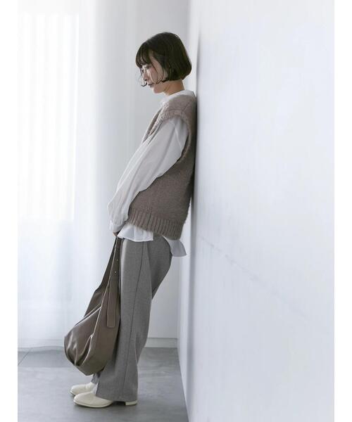 Samansa Mos2 blue（サマンサモスモスブルー）の「◎シャギーニットベスト（ニット/セーター・レディース・モカ/グレー/ブラック・F）」の22枚目の写真