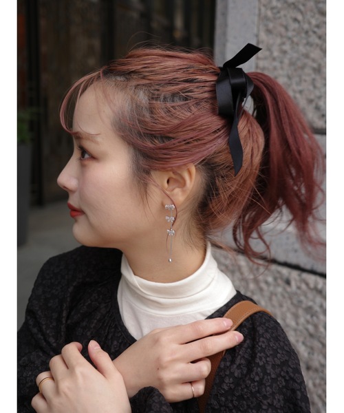 jumelle（ジュメロ）の「【結婚式/オケージョン】tape ribbon shushu（シュシュ・レディース・ブラック・FREE）」の11枚目の写真