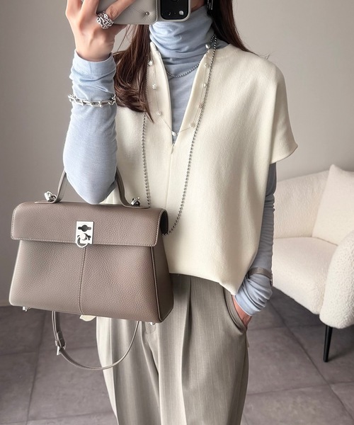 エムドゥリブクルーニットセットアップ Her lip to セットアップ Twinkle Tweed Knit Set レディース