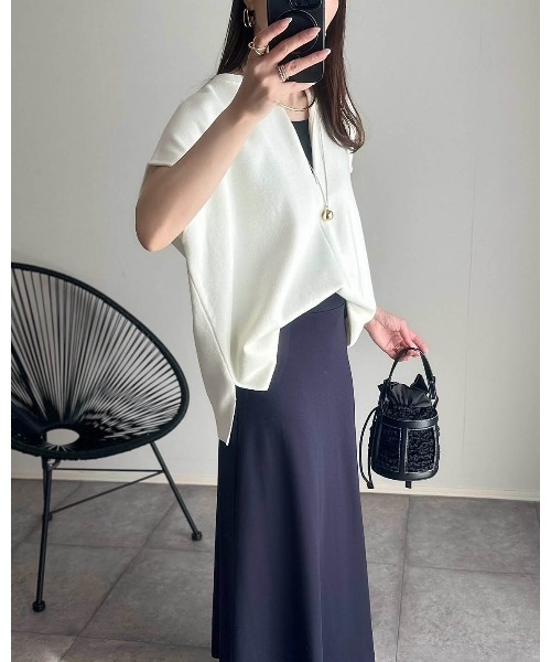 トップス mina フロント2wayニットトップス Emma Taylor│STYLEDOOR スタイルドア