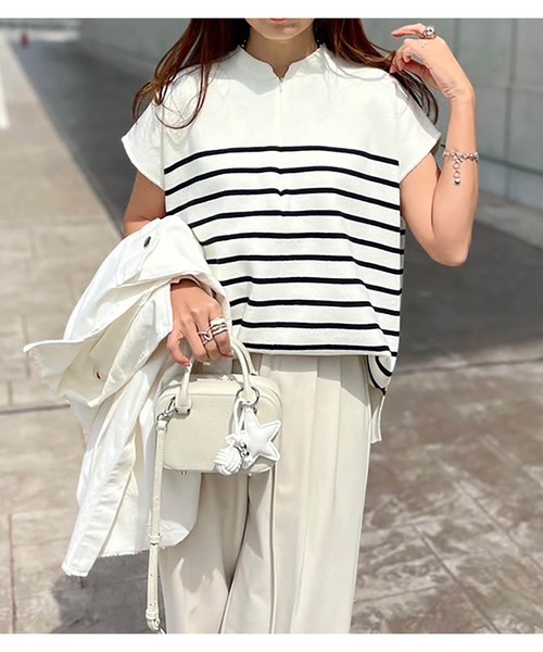 イシカワラボ エマテイラー フロント2WAYニットトップス フロント2wayニットトップス Emma Taylor│STYLEDOOR スタイルドア