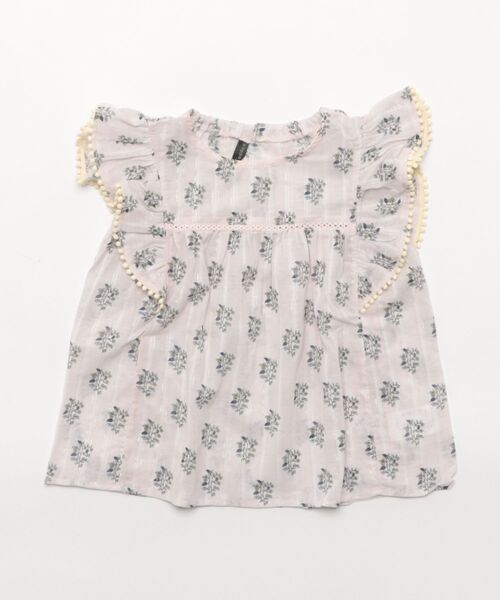 zuppa di zucca（ズッパ デ ズッカ）の「エスニックフラワーノースリーブブラウス（シャツ/ブラウス・キッズ・ピンク・110cm/120cm/130cm）」の5枚目の写真