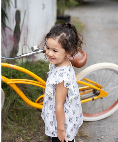 zuppa di zucca（ズッパ デ ズッカ）の「エスニックフラワーノースリーブブラウス（シャツ/ブラウス・キッズ・ピンク・110cm/120cm/130cm）」の3枚目の写真