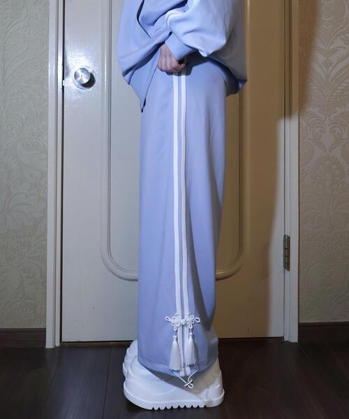 Whinny（ホワイニー）の「Whinny/カリスマニートきゃわたんパンダパンツ（その他パンツ・レディース・サックスブルー/ブラック/ホワイト・FREE）」の13枚目の写真