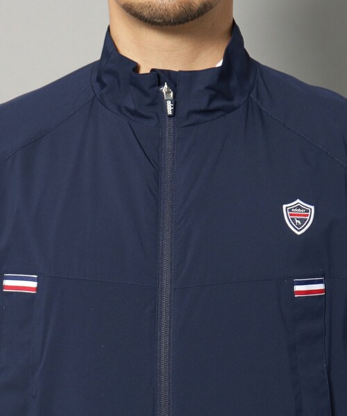 adabat(アダバット)の「【新レーベル ADABAT NAVY】撥水加工 ストレッチジップアップブルゾン(ブルゾン・メンズ・ホワイト系/ネイビー・50/48/46)」の4枚目の写真
