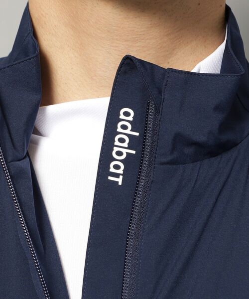 adabat(アダバット)の「【新レーベル ADABAT NAVY】撥水加工 ストレッチジップアップブルゾン(ブルゾン・メンズ・ホワイト系/ネイビー・50/48/46)」の6枚目の写真
