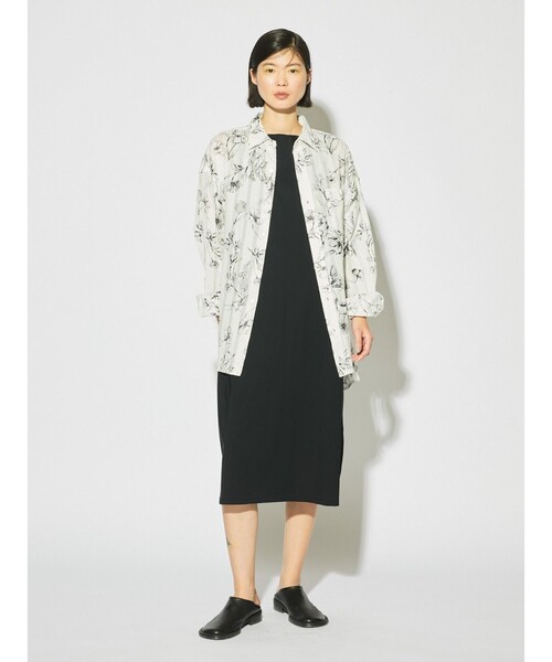 midiumisolid 美品 ビッグシャツ ミディウミソリッド MIDIUMISOLID for Ladies ビッグアームホールシャツ （シャツ
