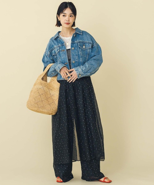 Gready Brilliant（グレディブリリアン）の「箔ドットオーガンキャミソールワンピ（ワンピース・レディース・ブラック・FREE）」の13枚目の写真