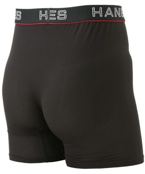 HANES(ヘインズ)の「【Hanes】 コンフォートフレックスフィット ボクサーブリーフ(ボクサーパンツ・メンズ・ブラック×ホワイト/ライトグレー系/チャコールグレー/ブラック×レッド・M/L/LL)」の7枚目の写真