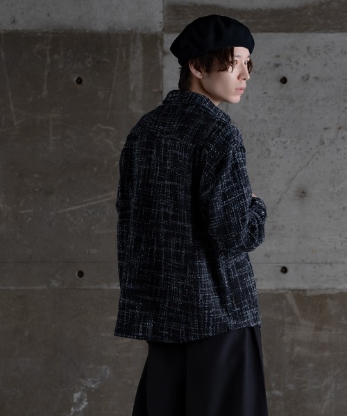 improves（インプローブス）の「ツイード シャツ（シャツ/ブラウス・メンズ・ブラック/ホワイト・MEDIUM/LARGE）」の9枚目の写真