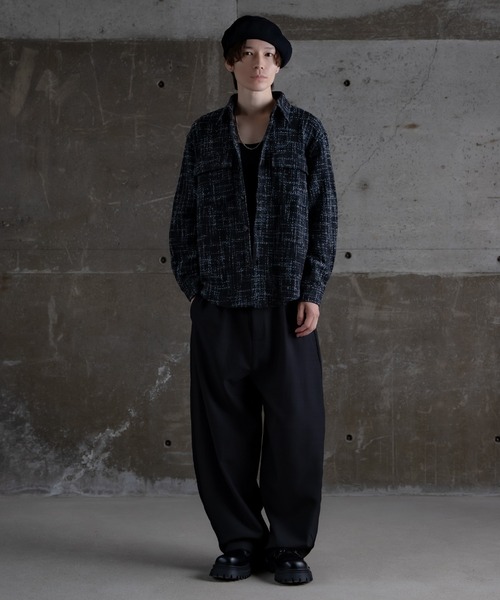 improves（インプローブス）の「ツイード シャツ（シャツ/ブラウス・メンズ・ブラック/ホワイト・MEDIUM/LARGE）」の13枚目の写真