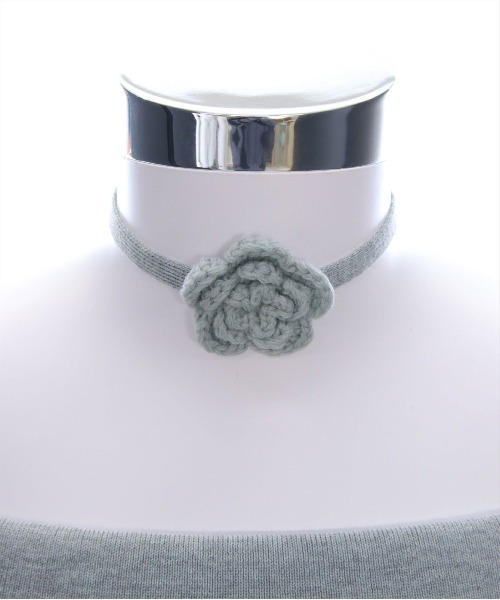 clear（クリア）の「バラモチーフ付きオフショルニットトップス［大人ガーリー 春ニット］≪再入荷≫（ニット/セーター・レディース・ブラック/グレー/アイボリー/ピンク・F）」の16枚目の写真