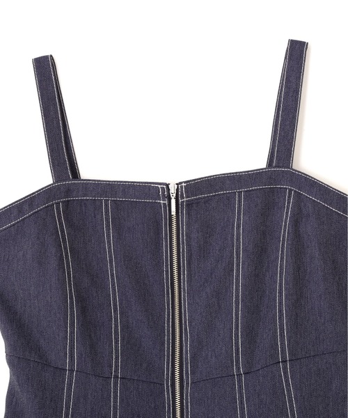 Junior Gaultier レースアップデニムジャケット ワンピース ワンピース