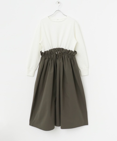 ITEMS URBANRESEARCH(アイテムズ アーバンリサーチ)の「ポンチドッキングワンピース(ワンピース・レディース・モカ/ブラック・FREE)」の11枚目の写真